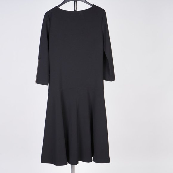 B. Yu Black Midi Dress Size S - Picture 2 of 9